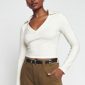 NWT Reformation Nicoya Knit Top